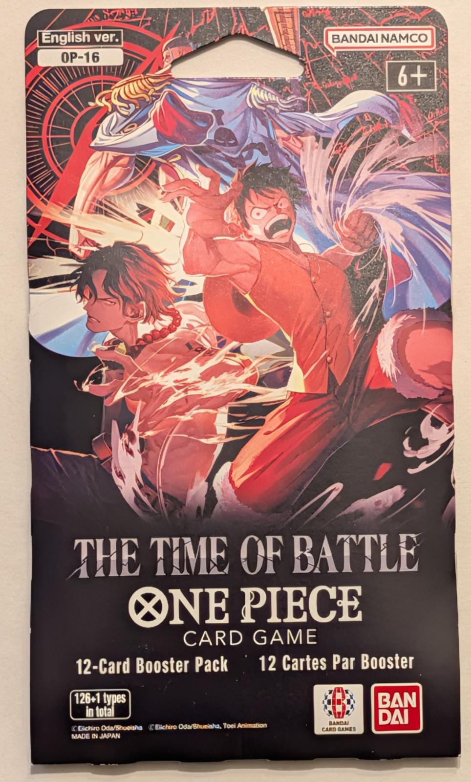 One Piece The Time of Battle (OP-16) - Sleeved Booster Pack